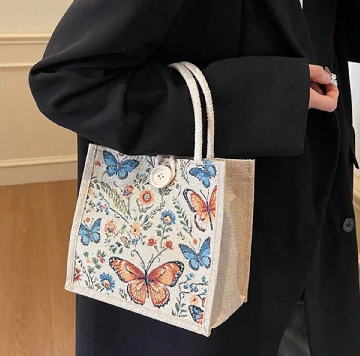 Butterfly Bible Tote