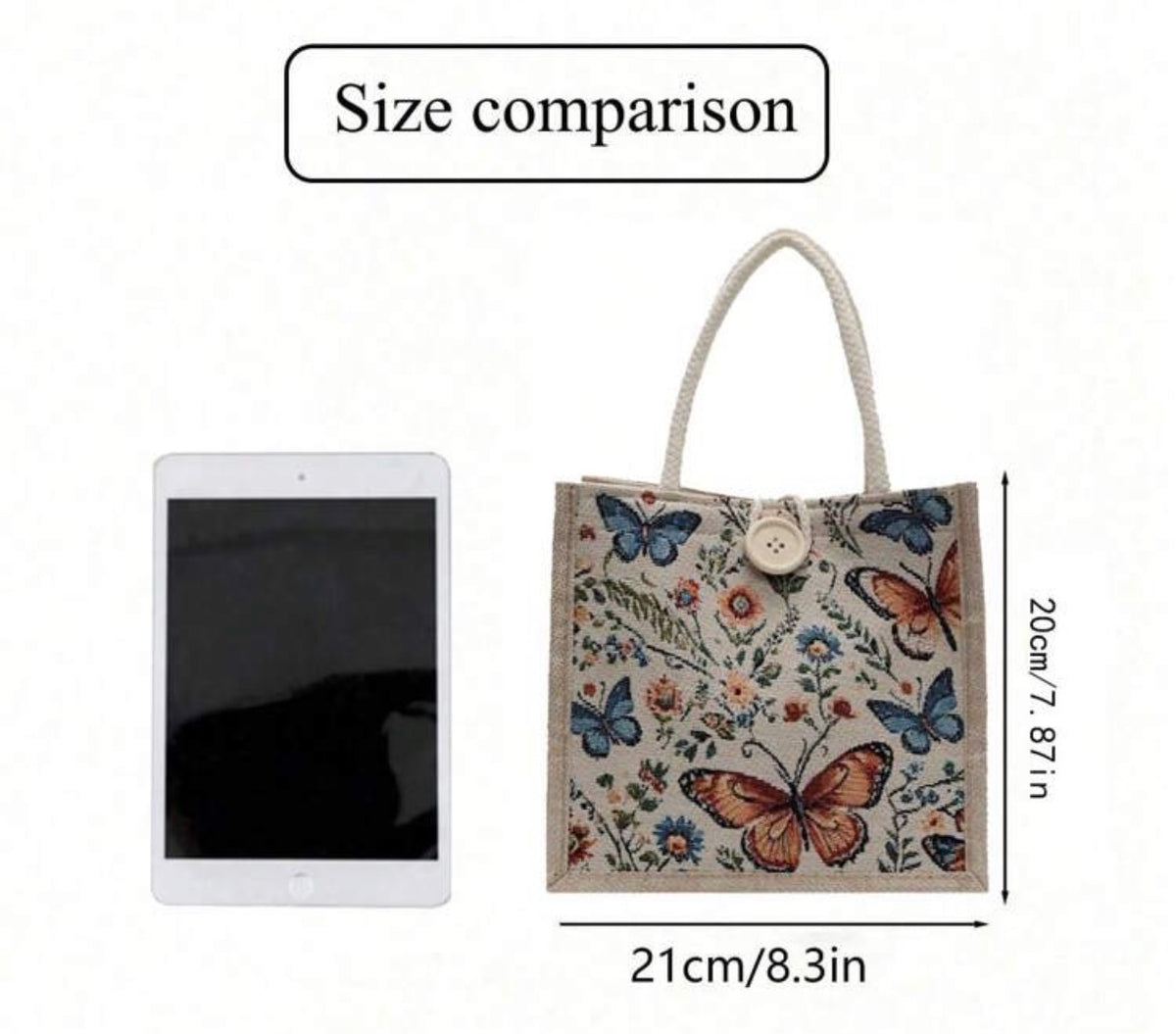 Butterfly Bible Tote