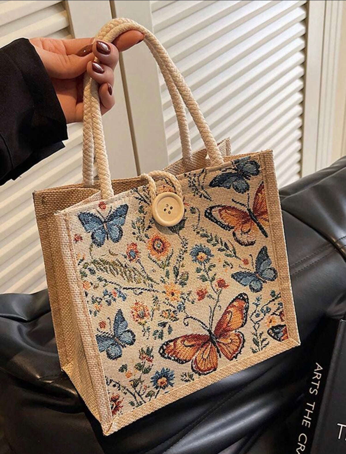 Butterfly Bible Tote