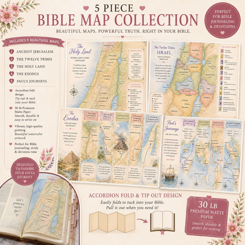 Bible Maps Tip In Collection