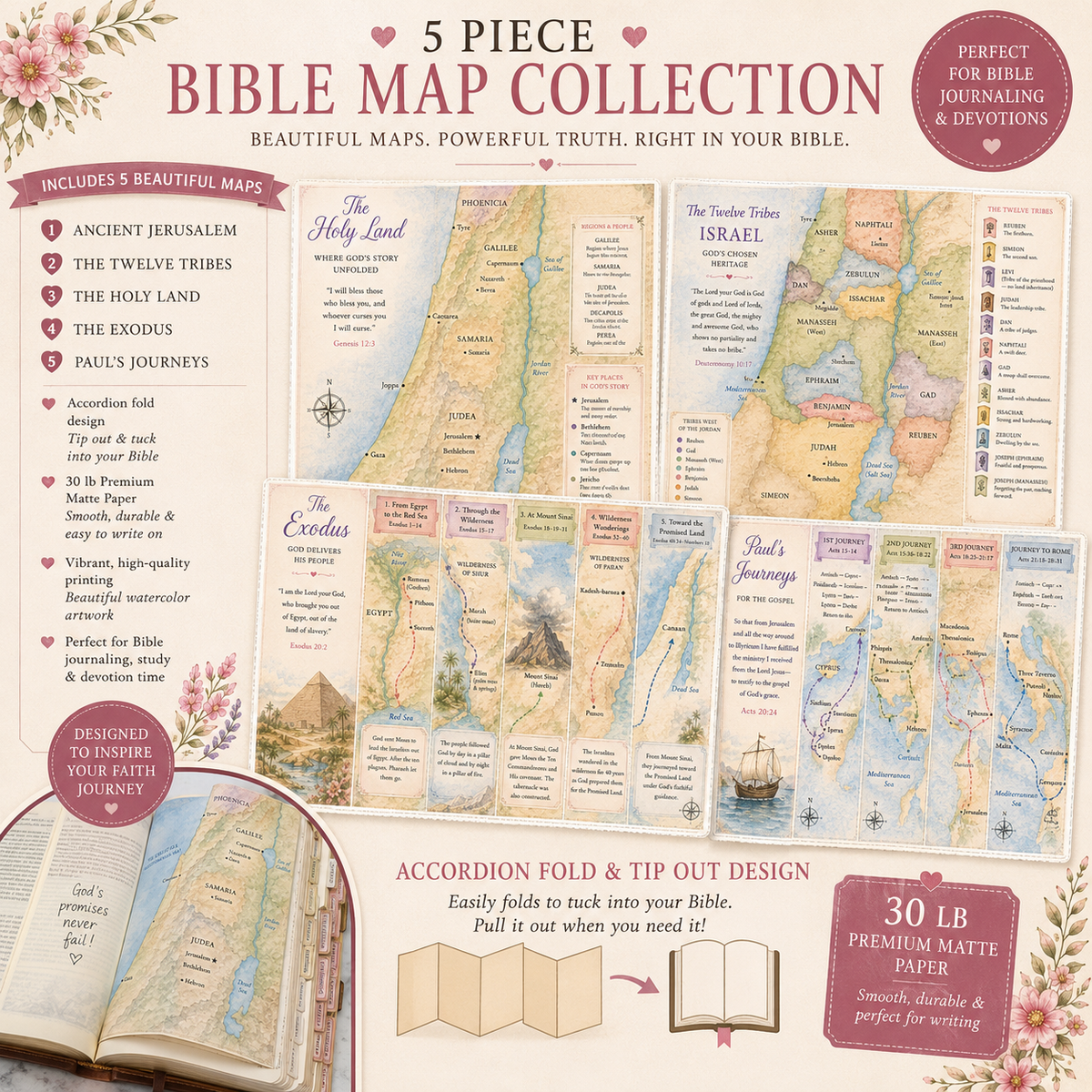 Bible Maps Tip In Collection