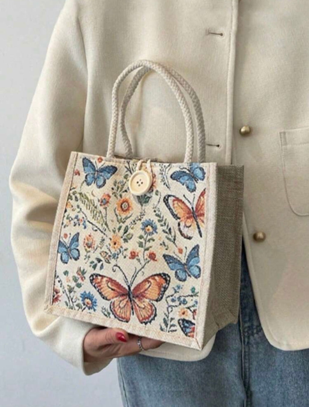 Butterfly Bible Tote